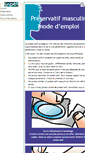 Mobile Screenshot of preservatif-masculin.inpes.fr