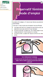 Mobile Screenshot of preservatif-feminin.inpes.fr