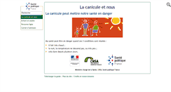 Desktop Screenshot of canicule-sante.inpes.fr